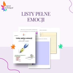 zestaw kart terapeutycznych listy pełne emocji